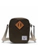 Herschel Heritage - Umhängetasche 17.5 cm (black) in ivy green/light pelican