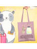 Mr. & Mrs. Panda Stoffbeutel Maus Sterne mit Spruch in Rosa Pastell