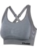 Hummel Sport-BH "Hmlmt Shine Seamless Sports Bra" in Grau