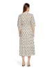 CARTOON Casual-Kleid tailliert in Khaki/Blau