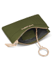 Lazarotti Bologna Leather Schlüsseletui Leder 11,5 cm mit Air Tag Fach in olive