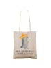 Mr. & Mrs. Panda Shopper-Tasche Axolotl Tequila mit Spruch in Grau Pastell