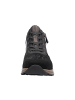 rieker Morokko Low-Top-Sneaker mit Schnürung Schwarz