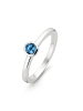 Ti Sento Milano Ring "mit blauen Crystal" in Silber