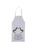 Mr. & Mrs. Panda Barkeeper Schürze Pinguin Liebe mit Spruch in Grau Pastell