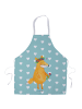 Mr. & Mrs. Panda Kellner Schürze Fuchs Blumen ohne Spruch in Türkis Pastell