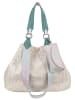 Fritzi aus Preußen Shopper Izzy Medium Limited Painted Straw in Silver Jade
