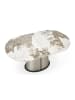 Feldmann-Wohnen Esstisch Robinson beige Marmor | Cappuccino 160-220 / 90 / 75cm