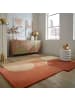 KADIMA DESIGN Wollteppich modern, abstrakt, rutschfest, Teppich 100% Wolle in Terrakotta