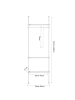 SoBuy Kleiderständer in Weiß - (B)52-80 x (H)233-300cm