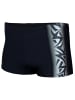 Aquarti Aquarti Herren Badehose Kurz Sportlich Streifen in schwarz Modell 1