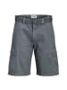 Jack and Jones Cole Hudson Belted Cargo Shorts Mid in Grau