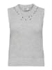 ONLY Weste in Light Grey Melange
