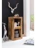 KADIMA DESIGN Standregal Massivholz Mango 90 x 45 x 35 cm 2 Böden, Design Holz in Hellbraun