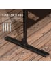 Outsunny Sichtschutz,122L x 45B x 198H cm,Schwarz
