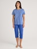Calida Pyjama in dazzling blue