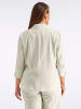 sheego Leinen-Blazer in ecru