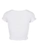 Urban Classics Cropped T-Shirts in white