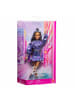 Mattel Spielzeug - Barbie Deluxe Style im blauen Metallic Outfit