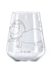 Mr. & Mrs. Panda Rotwein Glas Sternzeichen Löwe ohne Spruch in Transparent