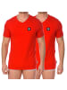 Bikkembergs 2er-Set: Unterhemd in Red