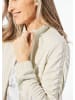 GOLDNER Blouson Blouson mit klassischen Details in stein