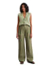 Marc O'Polo Weite Bundfaltenhose in Olive