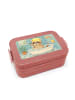 Mr. & Mrs. Panda Bento Box Waschbär Design ohne Spruch in Rot Pastell