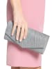 Vera Mont Clutch-Tasche mit Raffung in gun metal