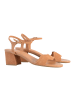 Geox Sandalen mit Absatz aus Leder Eraklia Braun