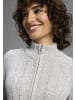 Laura Scott Strickkleid in white-grey-mealnge