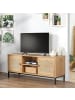 CALICOSY TV-Möbel JAYA in Helles Holz - (W) 120  x (H) 51  x (L) 39  cm