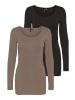Vero Moda Top in Brown Lentil