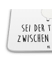 Mr. & Mrs. Panda Untersetzer Einhorn  mit Spruch in Weiß