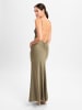 Marie Lund Abendkleid in khaki - 0002