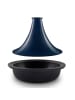 HKoenig Tajine aus Gusseisen TINGHIR Blau
