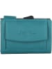 SecWal SecWal 2 Kreditkartenetui Geldbörse RFID Leder 9 cm in türkis