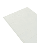 Beliani Kurzflor GINGERA in Weiß - (W) 80 x (L) 300 cm