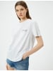 KOTON T-shirt in Weiß