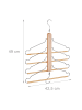 relaxdays Mehrfachkleiderbügel in Natur