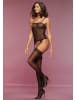 PETITE FLEUR GOLD Bodystocking in schwarz