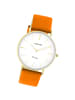 Oozoo Armbanduhr Oozoo Vintage Series orange groß (ca. 40mm)