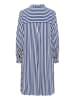 CULTURE Kleid CUdenia Relaxed fit in Mazarine Blue/White Stripe
