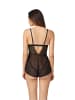 DKNY Bodysuit Superior Lace in schwarz