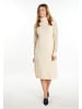 usha BLACK LABEL Strickkleid Mit Pailletten in Creme