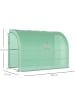 Outsunny Gewächshaus in Grün 300L x 150B x 213H cm