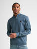Petrol Industries Utility-Strickpullover mit kurzem Reißverschluss stonefield in Blau