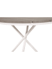 ebuy24 Cafétisch Parma Grau 90 x 90 cm