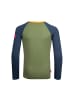 Trollkids Longsleeve Preikestolen in moss/blue