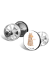 Mr. & Mrs. Panda Abflussstopfen Alpaka Fahne ohne Spruch in Weiß